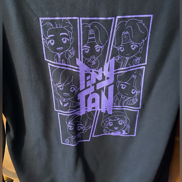 BTS Official Tiny Tan Zip-Up Hoodie Women’s Size XL - Picture 5 of 7